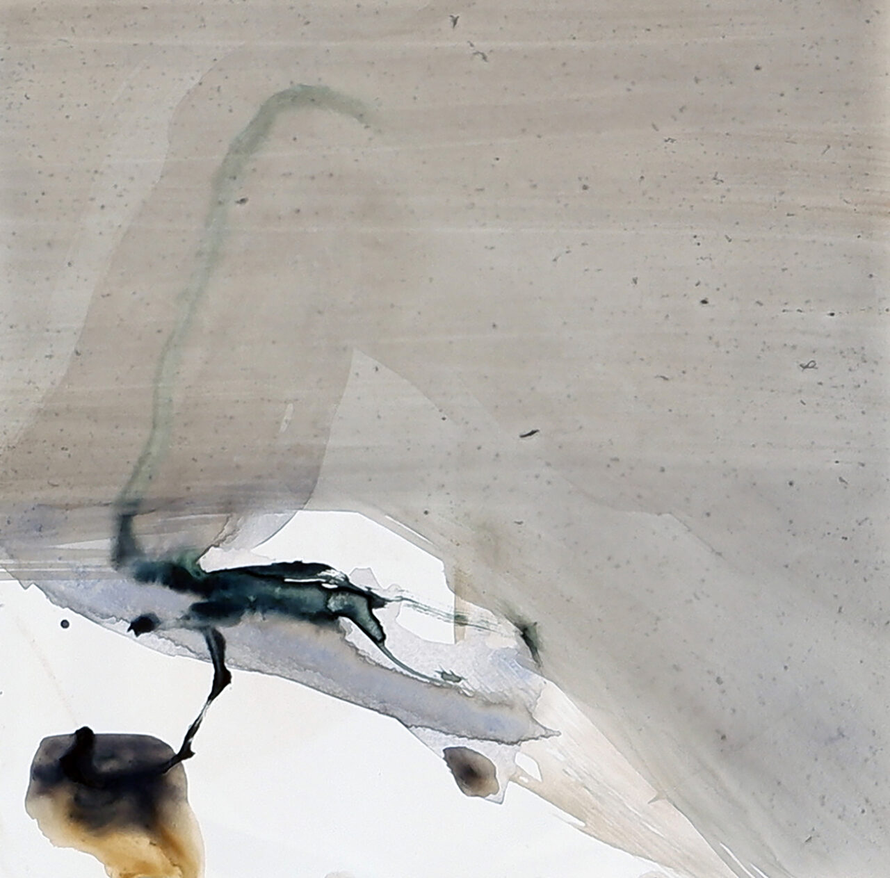 Akt 6, Aquarelle on Paper, 20 x 20 cm, 2021_Pia-Veronica Åström